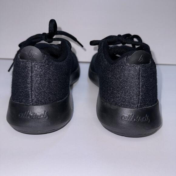 Allbirds Merino Wool Mizzel’s Runners Men's Shoes Black Laced Size 8 Comfort - Picture 4 of 7